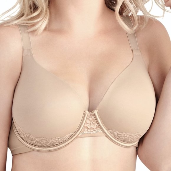 Vanity Fair Bra Full Figure 76528 Light Beige Size 40DDD - Picture 2 of 13